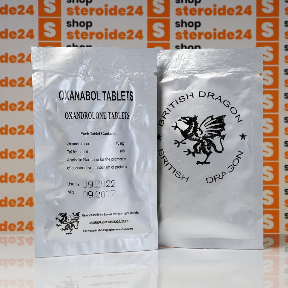 Оксанабол Бритиш Драгон 10 мг - Oxanabol British Dragon Pharmaceuticals